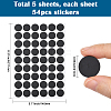 5 Sheets PVC Self-Adhesive Stickers DIY-SP0006-19C-2