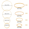 SUNNYCLUE Brass Linking Rings KK-SC0001-21G-5