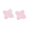 Frosted Transparent Acrylic Beads X1-OACR-P029-09B-01-3