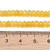 Dyed Natural Malaysia Jade Rondelle Beads Strands G-E316-2x4mm-30-5