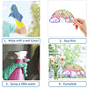 Rainbow PVC Laser Adhesive Stickers DIY-WH0273-51-4