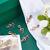 6Pcs Microphone Alloy Lapel Pins for Backpack Clothes JEWB-ME0001-15G-4