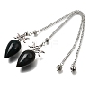 Natural Indian Agate Dowsing Pendulum Pendants GG-CBA6D08-A06-2