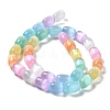 Natural Selenite Beads Strands X-G-F750-M-3