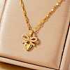 Simple and Elegant Brass Micro Pave Clear Cubic Zirconia Pendant Necklaces for Women XQ3447-1-1