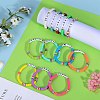 12Pcs 12 Style Polymer Clay Disc Heishi Surfer Stretch Bracelets Set BJEW-SW00117-3