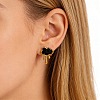 Valentine's Day 304 Stainless Steel Stud Earrings EJEW-D357-01A-G-1