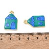 Printed Brass Pendants KK-CBAF9BC-05G-04-3