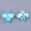 Cellulose Acetate(Resin) Bead Caps KK-S161-02D-2