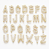 Brass Micro Pave Cubic Zirconia Charms KK-T060-05-G-NF-1