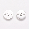 Non-Tarnish Numbers 304 Stainless Steel Links LS-STAS-G216-05P-1