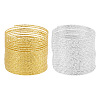 2Pcs 2 Colors Textured Iron Memory Beading Wire for Wire Wrap DIY Jewelry Making MW-TA0001-06C-1