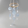 Dyed Natural Shell Slices Wind Chimes HJEW-WH20010-13B-1