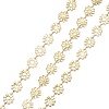 Handmade Golden Brass Enamel Link Chains CHC-K011-05G-3