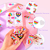 24Pcs 12 Styles Rainbow PVC Cabochons FIND-TA0005-48-5
