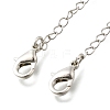 Alloy Flat Round with Star Dowsing Pendulums G-M447-05P-3