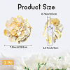 Multi Petal Flower Cloth Brooches JEWB-CN0001-14C-2