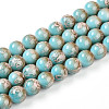 Baking Paint Glass Beads Strands X-DGLA-N008-10mm-05-1