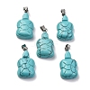 Synthetic Turquoise Pendants G-B127-06P-01-2