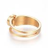 304 Stainless Steel Finger Rings RJEW-G081-41G-3
