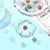 180Pcs 9 Colors Baking Paint Transparent Glass Beads DGLA-YW0001-69-4