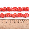 Handmade Porcelain Beads Strands PORC-I028-02H-4