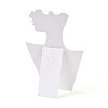 Cardboard Covered with Linen Cloth Necklace & Earring Display Stands LS-ODIS-Q041-07A-2