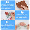 6Pcs Sea Animals PVC Waterproof Self Adhesive Stickers STIC-SP0001-25-5
