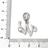 Brass European Dangle Charms LS-KK-Z097-01W-GP-3