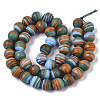 Handmade Frosted Lampwork Beads Strands LAMP-T007-07E-2