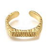 Rack Plating Brass Open Cuff Rings for Women RJEW-M022-05G-2