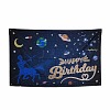 Constellation/Zodiac Sign Polyester Hanging Wall Tapestry AJEW-H108-C08-1