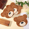 Computerized Embroidery Polyester with Fur Iron on/Sew on Patches DIY-WH0671-397A-5