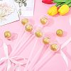 Plastic Chocolate Holder Case Flower Support AJEW-WH0261-42-2