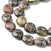 Natural Leopard Skin Jasper Beads Strands G-K365-B18-03-4