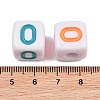 Opaque Acrylic Enamel European Beads AC-ACBA1794-04O-3
