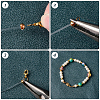 CREATCABIN 150Pcs 3 Style Brass Crimp Beads Covers KK-CN0001-11-4