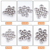 DICOSMETIC 60Pcs 6 Style 201 Stainless Steel Beads STAS-DC0004-89-4