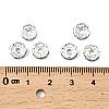 Brass Grade A Rhinestone Spacer Beads RB-A014-Z8mm-03S-4