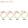 Bowknot Brass Micro Pave Cubic Zirconia Cuff Ring Setting KK-A244-01B-G-4