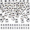 52Pcs 26 Styles Glazed Porcelain Beads PORC-UN0001-03-1