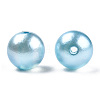 ABS Plastic Imitation Pearl Beads MACR-T044-02-4