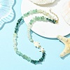 Natural Green Aventurine & Natural Malachite Necklaces NJEW-JN06632-1