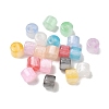 Transparent Resin & Glitter Powder Beads RESI-F073-07-1