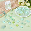 150Pcs Opaque & Transparent Acrylic Beads MACR-SP0002-18C-4