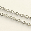 Tarnish Resistant 304 Stainless Steel Cable Chains CHS-Q001-18-1