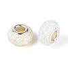 Opaque Resin European Beads RESI-T057-29M-2