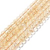 Natural Citrine Beads Strands X-G-G212-8mm-29-1