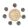 CZ Brass Micro Pave Grade AAA Clear Color Cubic Zirconia Round Beads LS-KK-O065-8mm-05B-NR-2
