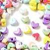 UV Plating Opaque Acrylic Beads MACR-F083-12-1